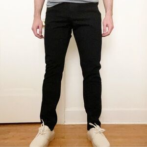 Everlane Men’s Uniform Performance Slim Jean Black 31x31 New